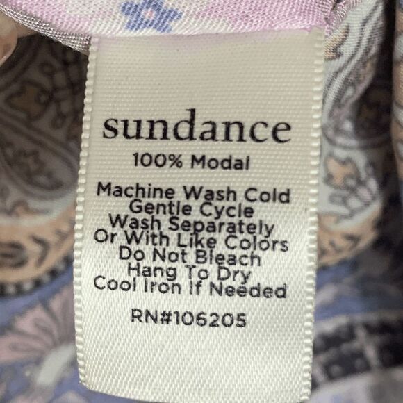 Sundance V Neck Boho Modal Blouse Size XS - Picture 6 of 8